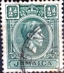Stamps : America : Jamaica :  Intercambio 0,20 usd 1/2 p. 1938