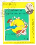 Stamps Paraguay -  centenario de U.P.U