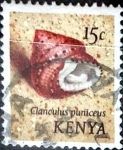 Stamps : Africa : Kenya :  Intercambio 0,30 usd 15 cent. 1971