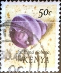 Stamps Kenya -  Intercambio 0,30 usd 50 cent. 1971