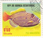 Stamps Equatorial Guinea -  pez ballesta