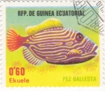 Sellos de Africa - Guinea Ecuatorial -  pez ballesta