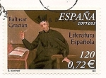 Stamps Spain -  Literatura -  Baltasar Gracián
