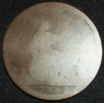 monedas de Europa - Reino Unido -  1862 (Reverso)