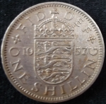 monedas de Europa - Reino Unido -  1957 (Reverso)