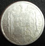 monedas de Europa - Espa�a -  1953 (Reverso)