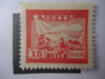 Stamps China -  Tren