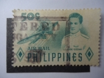 Sellos de Asia - Filipinas -  Héreos de la Aviación -Air Mail- 