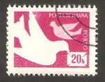 Stamps : Europe : Romania :  135 a - Paloma mensajera