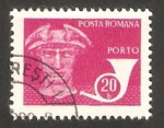 Stamps Romania -  135 b - Dios Mercurio