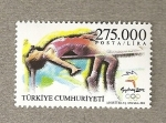 Stamps Asia - Turkey -  Salto altura
