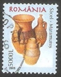 Stamps Romania -  4950 - Recipientes de cerámica