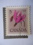 Stamps Canada -  Flores.