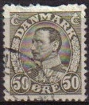 Stamps Denmark -  DINAMARCA 1934 Scott 239 Sello Rey Christian X usado