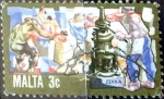 Stamps : Europe : Malta :  Intercambio 0,20 usd 3 cent. 1981