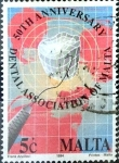 Stamps Malta -  Intercambio cxrf2 0,35 usd 5 cent. 1994