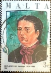 Stamps Malta -  Intercambio 0,30 usd 3 cent. 1986