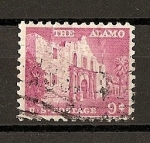 Stamps United States -  Serie Basica./ El Alamo.