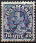 Stamps Denmark -  DINAMARCA 1934 Scott 241 Sello Rey Christian X usado