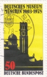 Stamps Germany -  75 aniversario museo de Munich 1903-1978
