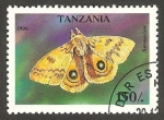 Stamps Tanzania -  Mariposa