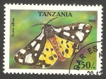 Sellos de Africa - Tanzania -  Mariposa