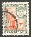 Sellos de Africa - Tanzania -  Zanzibar - 252 - Sultan Sir Abdullah ben Khalifa, y Mezquita Dimbani