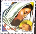 Stamps Malta -  Intercambio cxrf2 0,40 usd 6 cent. 1999