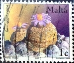 Stamps Malta -  Intercambio 0,80 usd 1 cent. 2002