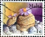 Stamps Malta -  Intercambio 0,80 usd 1 cent. 2002
