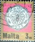 Stamps Malta -  Intercambio 0,20 usd 3 miles. 1972