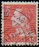 Stamps Denmark -  DINAMARCA 1961 Scott 387 Sello Rey Federico IX usado