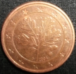 monedas de Europa - Alemania -  2004 (Reverso)
