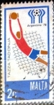 Stamps Malta -  Intercambio cxrf2 0,20 usd 2 cent. 1978