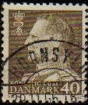 Sellos del Mundo : Europa : Dinamarca : DINAMARCA 1961 Scott 388 Sello Rey Federico IX usado