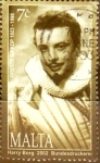 Stamps Malta -  Intercambio 0,80 usd 7 cent. 2002
