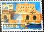 Stamps Malta -  Intercambio 0,25 usd 4 cent. 1991