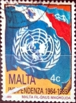 Sellos del Mundo : Europa : Malta : Intercambio crxf2 0,30 usd 4 cent. 1989