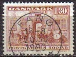Sellos del Mundo : Europa : Dinamarca : DINAMARCA 1980 Scott 662 Sello 200 Aniversario Servicio Postal Nacional Usado