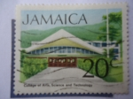 Stamps Jamaica -  Collage of Arts, Science Technology (