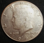 monedas de America - Estados Unidos -  1988 (Anverso)