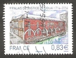 Stamps France -  Palacio de Justicia de Douai