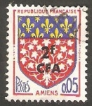 Stamps France -  Reunión - 344 - Escudo de la ciudad de Amiens