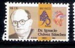 Stamps : America : Mexico :  Dr. Ignacio Chávez Sánchez