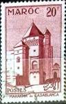 Stamps : Africa : Morocco :  Intercambio 0,20 usd 50 francos  1957