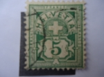 Stamps : Europe : Switzerland :  Helvetia - Suiza.