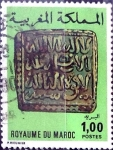 Sellos de Africa - Marruecos -  Intercambio 0,45 usd 1 dinar 1976