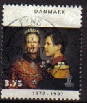 Sellos del Mundo : Europa : Dinamarca : DINAMARCA 1997 Scott 1064 Sello Reina Margarita y Principe Henrik Michel 1143 Usado