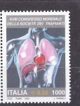 Stamps : Europe : Italy :  XVIII Congreso Mundial de la Sociedad de Trasplantes