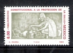 Stamps : America : Mexico :  Derecho Constitucional a la Protección de la Salud